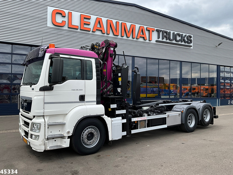 MAN TGS 28.320 Palfinger 15 Tonmeter Z-kraan Just 105.229 km! - Гаковий мультиліфт вантажівка, Вантажівка з маніпулятором: фото 2 MAN TGS 28.320 Palfinger 15 Tonmeter Z-kraan Just 105.229 km! - Гаковий мультиліфт вантажівка, Вантажівка з маніпулятором: фото 2