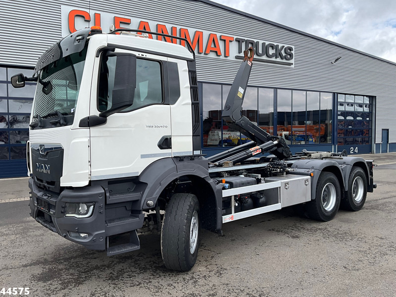 MAN TGS 33.470 6x4 Euro 6 Full Steel AJK 20 Ton haakarmsysteem - Гаковий мультиліфт вантажівка: фото 1 MAN TGS 33.470 6x4 Euro 6 Full Steel AJK 20 Ton haakarmsysteem - Гаковий мультиліфт вантажівка: фото 1