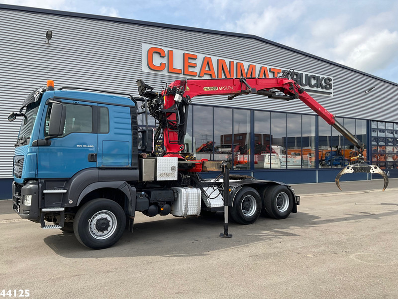 MAN TGS 33.480 6x6 Euro 6 Palfinger 27 Tonmeter boomkraan - Вантажівка з маніпулятором: фото 1 MAN TGS 33.480 6x6 Euro 6 Palfinger 27 Tonmeter boomkraan - Вантажівка з маніпулятором: фото 1