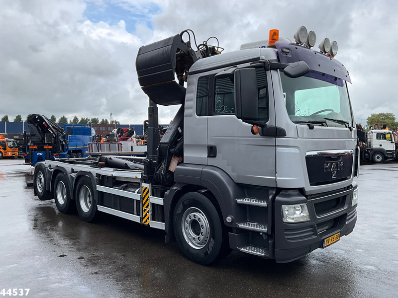 MAN TGS 35.400 8x4 HMF 16 Tonmeter Z-kraan - Гаковий мультиліфт вантажівка: фото 5 MAN TGS 35.400 8x4 HMF 16 Tonmeter Z-kraan - Гаковий мультиліфт вантажівка: фото 5