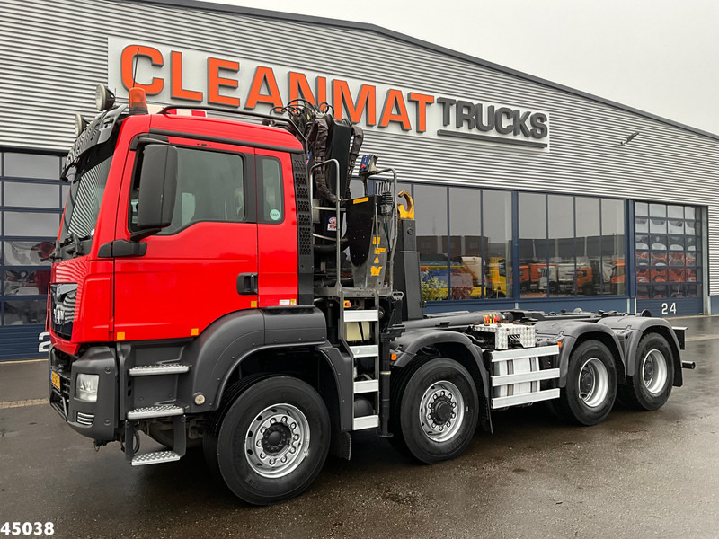 MAN TGS 35.400 8x6 Euro 6 HMF 16 Tonmeter Z-kraan - Гаковий мультиліфт вантажівка, Вантажівка з маніпулятором: фото 2 MAN TGS 35.400 8x6 Euro 6 HMF 16 Tonmeter Z-kraan - Гаковий мультиліфт вантажівка, Вантажівка з маніпулятором: фото 2