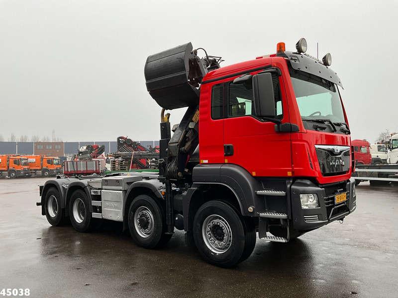 MAN TGS 35.400 8x6 Euro 6 HMF 16 Tonmeter Z-kraan - Гаковий мультиліфт вантажівка, Вантажівка з маніпулятором: фото 3 MAN TGS 35.400 8x6 Euro 6 HMF 16 Tonmeter Z-kraan - Гаковий мультиліфт вантажівка, Вантажівка з маніпулятором: фото 3