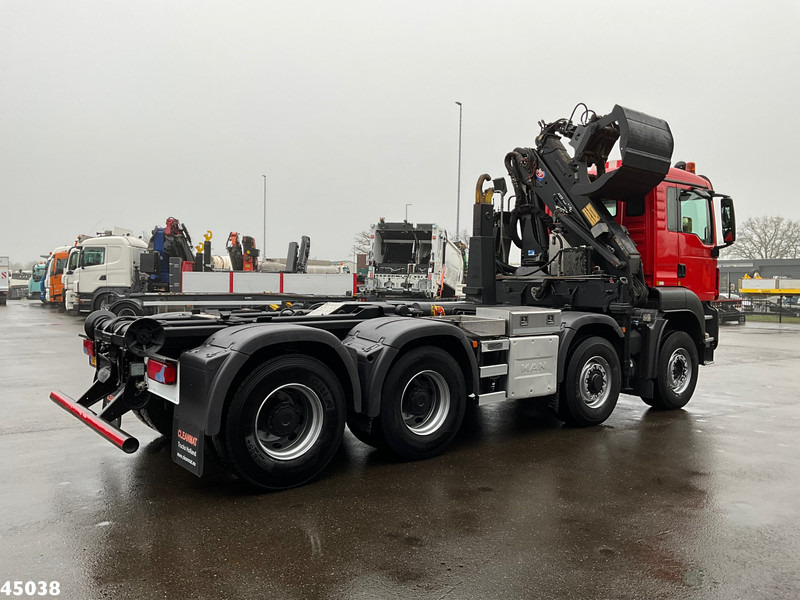 MAN TGS 35.400 8x6 Euro 6 HMF 16 Tonmeter Z-kraan - Гаковий мультиліфт вантажівка, Вантажівка з маніпулятором: фото 4 MAN TGS 35.400 8x6 Euro 6 HMF 16 Tonmeter Z-kraan - Гаковий мультиліфт вантажівка, Вантажівка з маніпулятором: фото 4