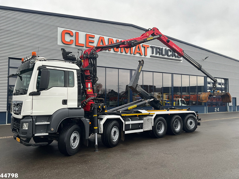 MAN TGS 35.460 10x4 Euro 6 Palfinger 20 Tonmeter Z-kraan - Гаковий мультиліфт вантажівка, Вантажівка з маніпулятором: фото 1 MAN TGS 35.460 10x4 Euro 6 Palfinger 20 Tonmeter Z-kraan - Гаковий мультиліфт вантажівка, Вантажівка з маніпулятором: фото 1