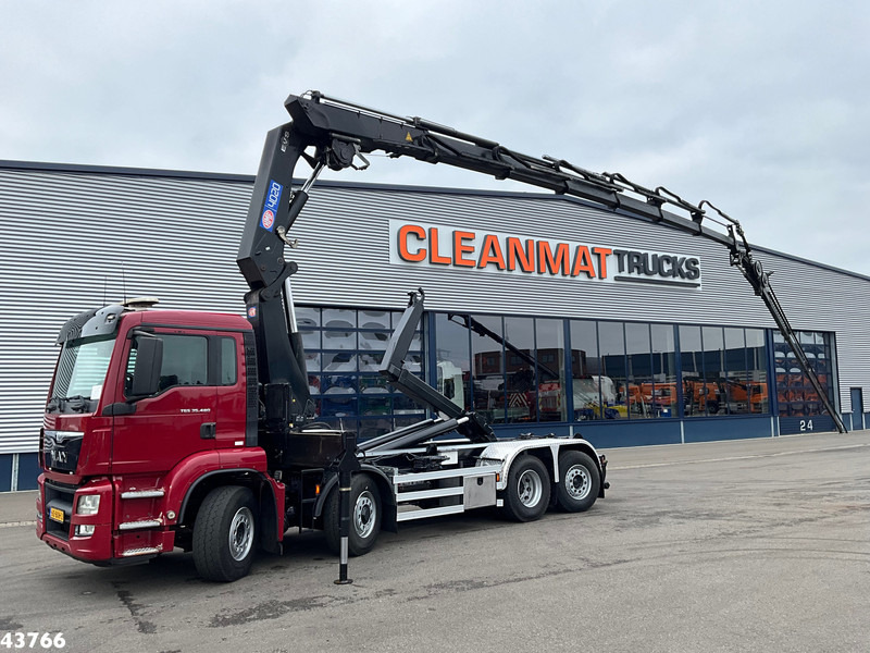 MAN TGS 35.480 8x4H Euro 6 HMF 40 Tonmeter laadkraan + Fly-Jib - Вантажівка з маніпулятором: фото 1 MAN TGS 35.480 8x4H Euro 6 HMF 40 Tonmeter laadkraan + Fly-Jib - Вантажівка з маніпулятором: фото 1
