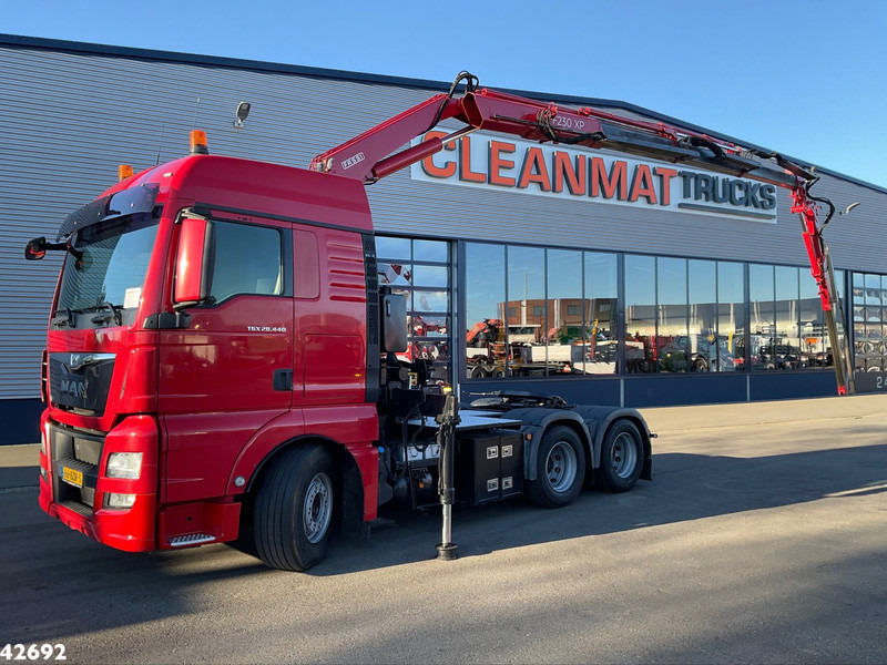 MAN TGX 28.440 Euro 6 Fassi 23 Tonmeter laadkraan + Fly-Jib - Вантажівка з маніпулятором: фото 1 MAN TGX 28.440 Euro 6 Fassi 23 Tonmeter laadkraan + Fly-Jib - Вантажівка з маніпулятором: фото 1