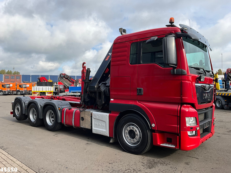 MAN TGX 35.480 8x4 Euro 6 Hiab 28 Tonmeter laadkraan - Гаковий мультиліфт вантажівка, Вантажівка з маніпулятором: фото 3 MAN TGX 35.480 8x4 Euro 6 Hiab 28 Tonmeter laadkraan - Гаковий мультиліфт вантажівка, Вантажівка з маніпулятором: фото 3