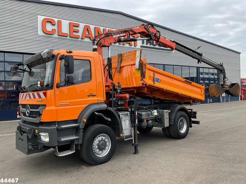 Mercedes-Benz 1829 AK 4x4 Atlas 8,5 Tonmeter laadkraan Manual Full steel - Самоскид вантажівка, Вантажівка з маніпулятором: фото 1 Mercedes-Benz 1829 AK 4x4 Atlas 8,5 Tonmeter laadkraan Manual Full steel - Самоскид вантажівка, Вантажівка з маніпулятором: фото 1