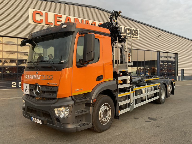 Mercedes-Benz Actros 2643 Euro 6 HMF 23 Tonmeter laadkraan - Гаковий мультиліфт вантажівка, Вантажівка з маніпулятором: фото 2 Mercedes-Benz Actros 2643 Euro 6 HMF 23 Tonmeter laadkraan - Гаковий мультиліфт вантажівка, Вантажівка з маніпулятором: фото 2