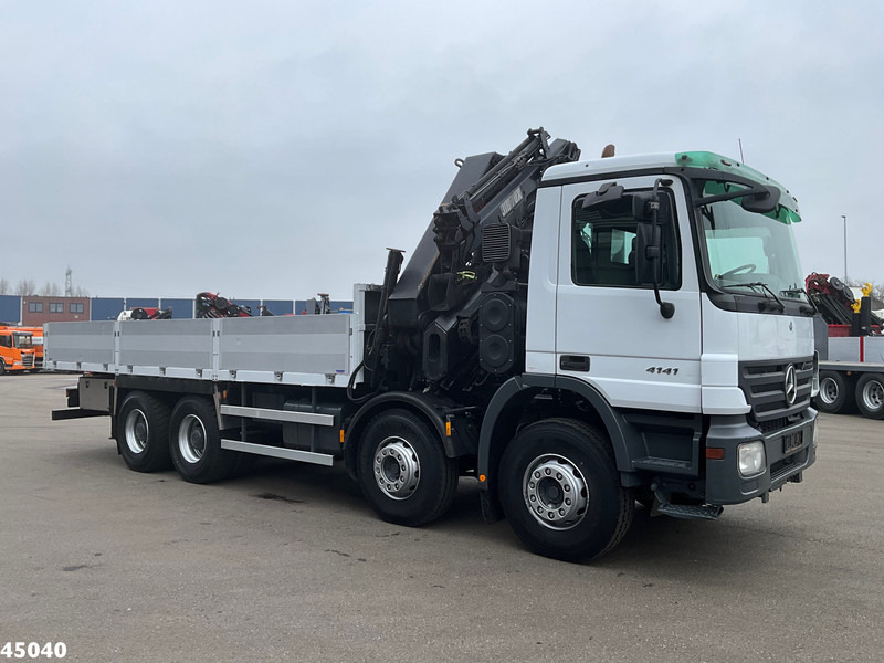 Mercedes-Benz Actros 4141 8x4 manual Hiab 32 Tonmeter laadkraan + Fly-jib - Вантажівка з маніпулятором: фото 5 Mercedes-Benz Actros 4141 8x4 manual Hiab 32 Tonmeter laadkraan + Fly-jib - Вантажівка з маніпулятором: фото 5