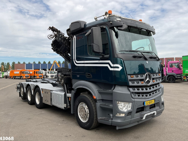Mercedes-Benz Arocs 3251 8x4 Euro 6 Hiab 28 Tonmeter laadkraan - Гаковий мультиліфт вантажівка, Вантажівка з маніпулятором: фото 3 Mercedes-Benz Arocs 3251 8x4 Euro 6 Hiab 28 Tonmeter laadkraan - Гаковий мультиліфт вантажівка, Вантажівка з маніпулятором: фото 3