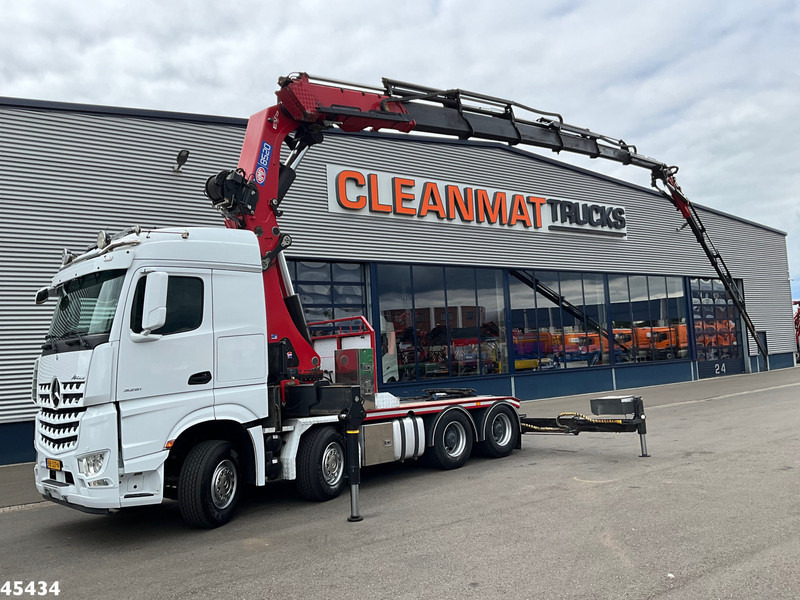 Mercedes-Benz Arocs 3251 8x4 Euro 6 Retarder HMF 85 Tonmeter laadkraan Fly-Jib - Вантажівка з маніпулятором: фото 1 Mercedes-Benz Arocs 3251 8x4 Euro 6 Retarder HMF 85 Tonmeter laadkraan Fly-Jib - Вантажівка з маніпулятором: фото 1