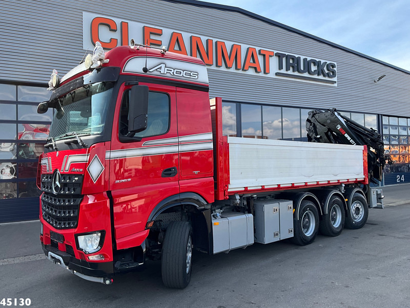 Mercedes-Benz Arocs 3263 8x4 Hiab 37 Tonmeter laadkraan + Fly-Jib - Самоскид вантажівка, Вантажівка з маніпулятором: фото 3 Mercedes-Benz Arocs 3263 8x4 Hiab 37 Tonmeter laadkraan + Fly-Jib - Самоскид вантажівка, Вантажівка з маніпулятором: фото 3