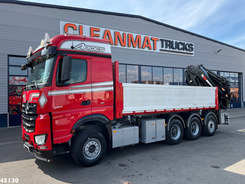 Mercedes-Benz Arocs 3263 8x4 Hiab 37 Tonmeter laadkraan + Fly-Jib - Самоскид вантажівка, Вантажівка з маніпулятором: фото 4 Mercedes-Benz Arocs 3263 8x4 Hiab 37 Tonmeter laadkraan + Fly-Jib - Самоскид вантажівка, Вантажівка з маніпулятором: фото 4