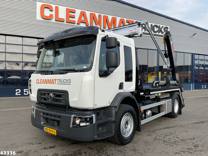 Renault D WIDE Multilift 12 Ton portaal - Скіповий навантажувач вантажівка: фото 1 Renault D WIDE Multilift 12 Ton portaal - Скіповий навантажувач вантажівка: фото 1