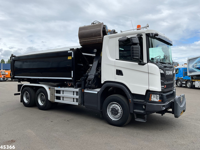 Scania G 410 6x6 Euro 6 Palfinger 17 Tonmeter Z-kraan - Самоскид вантажівка, Вантажівка з маніпулятором: фото 4 Scania G 410 6x6 Euro 6 Palfinger 17 Tonmeter Z-kraan - Самоскид вантажівка, Вантажівка з маніпулятором: фото 4