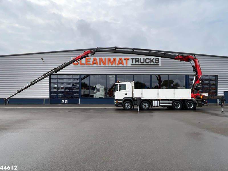 Scania G 450 8x4 Euro 6 Fassi 66 Tonmeter laadkraan + Fly-jib Just 176.555 Km! - Вантажівка з маніпулятором: фото 1 Scania G 450 8x4 Euro 6 Fassi 66 Tonmeter laadkraan + Fly-jib Just 176.555 Km! - Вантажівка з маніпулятором: фото 1