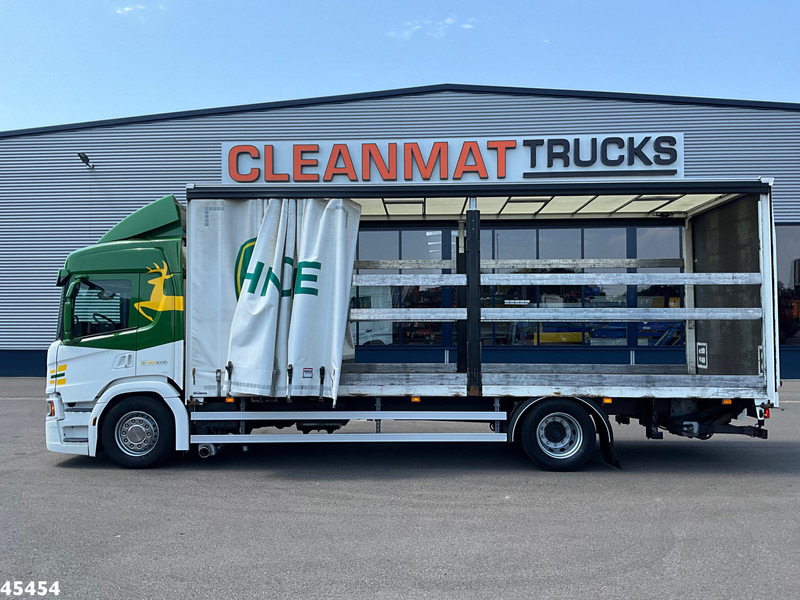 Scania P 280 Euro 6 Schuifzeil DHollandia 4 Ton laadklep Machine transport! - Тентована вантажівка: фото 2 Scania P 280 Euro 6 Schuifzeil DHollandia 4 Ton laadklep Machine transport! - Тентована вантажівка: фото 2