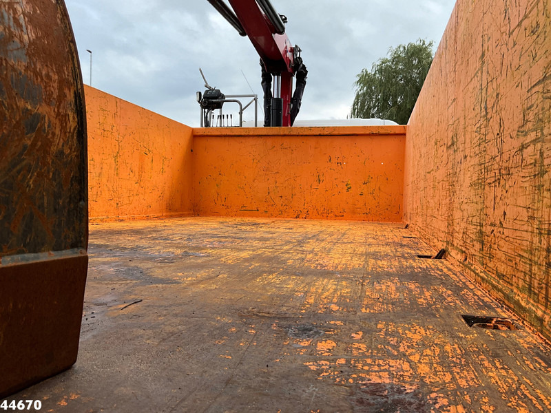 Самоскид вантажівка, Вантажівка з маніпулятором Scania P 320 HMF 12 Tonmeter Z-kraan + Kipper 11m³: фото 10