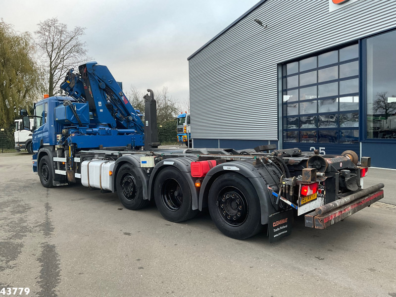 Scania P 360 8x2 Hiab 21 Tonmeter laadkraan - Гаковий мультиліфт вантажівка, Вантажівка з маніпулятором: фото 2 Scania P 360 8x2 Hiab 21 Tonmeter laadkraan - Гаковий мультиліфт вантажівка, Вантажівка з маніпулятором: фото 2