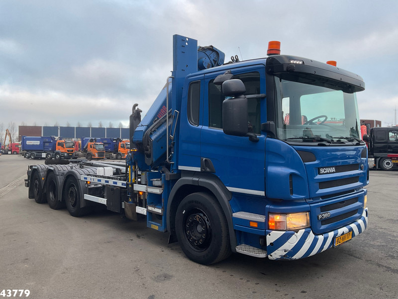 Scania P 360 8x2 Hiab 21 Tonmeter laadkraan - Гаковий мультиліфт вантажівка, Вантажівка з маніпулятором: фото 5 Scania P 360 8x2 Hiab 21 Tonmeter laadkraan - Гаковий мультиліфт вантажівка, Вантажівка з маніпулятором: фото 5
