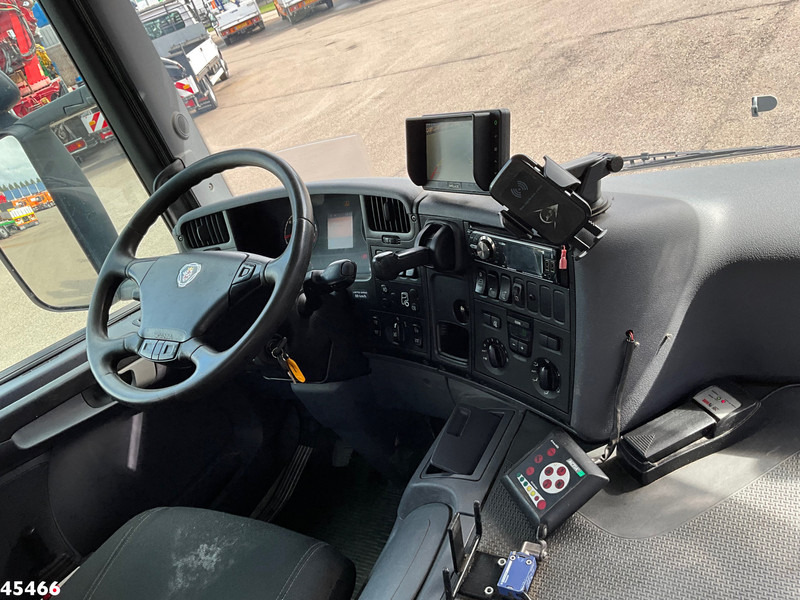 Гаковий мультиліфт вантажівка, Вантажівка з маніпулятором Scania P 400 Retarder Hiab 8 Tonmeter laadkraan: фото 11