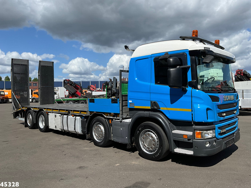 Scania P 410 8x2 Euro 6 Retarder Autotransporter met hydraulische oprijrampen - Автовоз вантажівка: фото 4 Scania P 410 8x2 Euro 6 Retarder Autotransporter met hydraulische oprijrampen - Автовоз вантажівка: фото 4