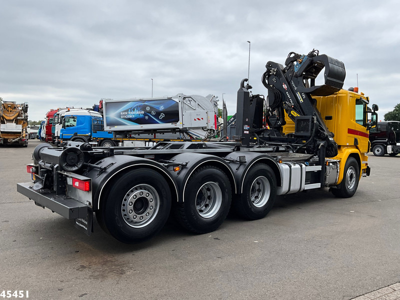 Scania P 410 8x4 Euro 6 Palfinger 14 Tonmeter Z-kraan - Гаковий мультиліфт вантажівка, Вантажівка з маніпулятором: фото 4 Scania P 410 8x4 Euro 6 Palfinger 14 Tonmeter Z-kraan - Гаковий мультиліфт вантажівка, Вантажівка з маніпулятором: фото 4
