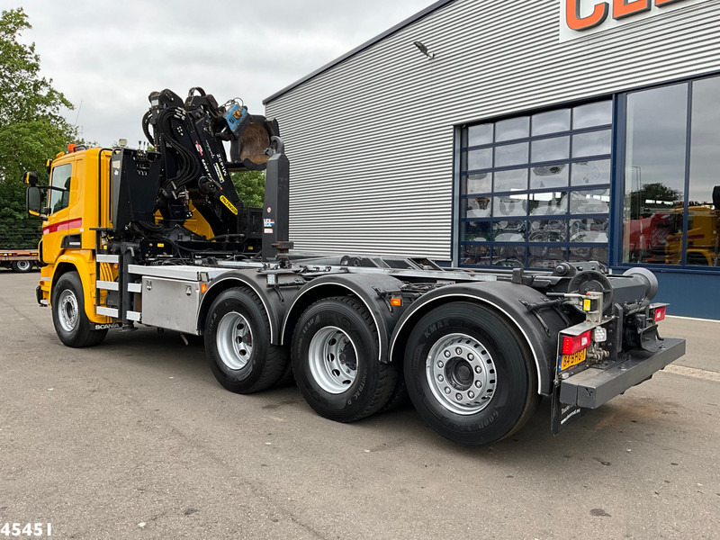 Scania P 410 8x4 Euro 6 Palfinger 14 Tonmeter Z-kraan - Гаковий мультиліфт вантажівка, Вантажівка з маніпулятором: фото 5 Scania P 410 8x4 Euro 6 Palfinger 14 Tonmeter Z-kraan - Гаковий мультиліфт вантажівка, Вантажівка з маніпулятором: фото 5