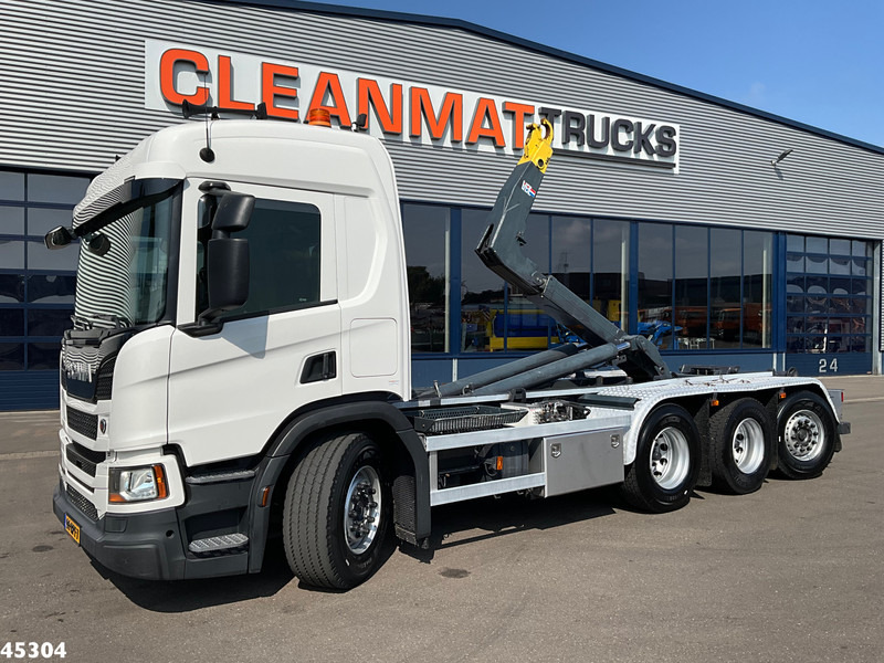 Scania P 450 8x4 VDL 25 Ton haakarmsysteem Just 172.088 km! - Гаковий мультиліфт вантажівка: фото 1 Scania P 450 8x4 VDL 25 Ton haakarmsysteem Just 172.088 km! - Гаковий мультиліфт вантажівка: фото 1