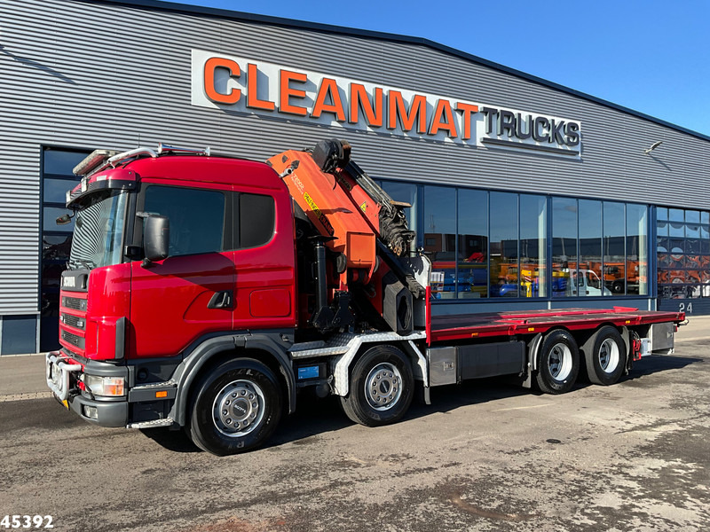 Scania R 124.420 8x4 Palfinger 72 Tonmeter laadkraan + Fly-Jib! - Вантажівка з маніпулятором: фото 2 Scania R 124.420 8x4 Palfinger 72 Tonmeter laadkraan + Fly-Jib! - Вантажівка з маніпулятором: фото 2
