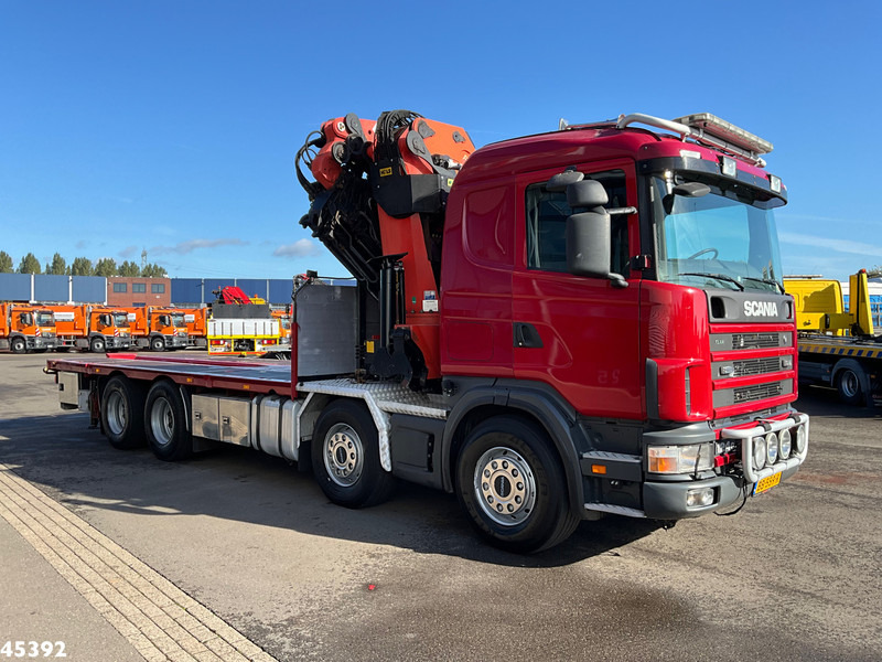 Scania R 124.420 8x4 Palfinger 72 Tonmeter laadkraan + Fly-Jib! - Вантажівка з маніпулятором: фото 3 Scania R 124.420 8x4 Palfinger 72 Tonmeter laadkraan + Fly-Jib! - Вантажівка з маніпулятором: фото 3