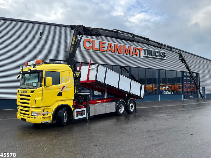 Scania R 380 Palfinger 29 Tonmeter laadkraan + Fly-Jib - Самоскид вантажівка, Вантажівка з маніпулятором: фото 1 Scania R 380 Palfinger 29 Tonmeter laadkraan + Fly-Jib - Самоскид вантажівка, Вантажівка з маніпулятором: фото 1