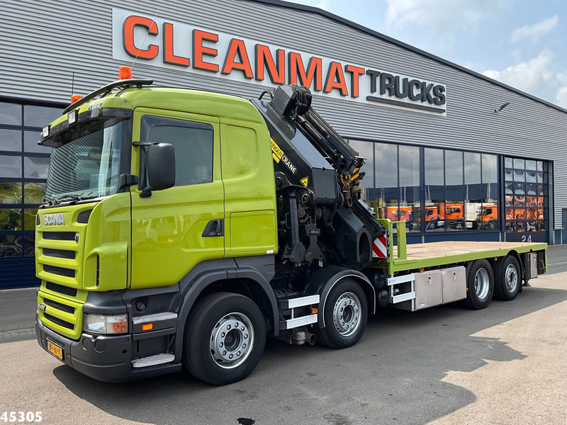 Scania R 420 8x2 manual Palfinger 85 Tonmeter laadkraan + Fly-Jib - Вантажівка з маніпулятором: фото 2 Scania R 420 8x2 manual Palfinger 85 Tonmeter laadkraan + Fly-Jib - Вантажівка з маніпулятором: фото 2