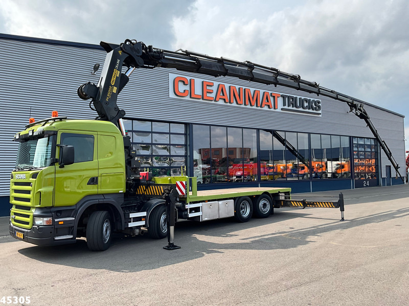 Scania R 420 8x2 manual Palfinger 85 Tonmeter laadkraan + Fly-Jib - Вантажівка з маніпулятором: фото 1 Scania R 420 8x2 manual Palfinger 85 Tonmeter laadkraan + Fly-Jib - Вантажівка з маніпулятором: фото 1