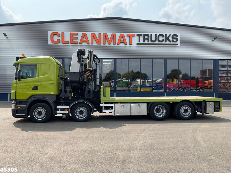 Scania R 420 8x2 manual Palfinger 85 Tonmeter laadkraan + Fly-Jib - Вантажівка з маніпулятором: фото 3 Scania R 420 8x2 manual Palfinger 85 Tonmeter laadkraan + Fly-Jib - Вантажівка з маніпулятором: фото 3