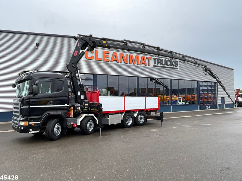 Scania R 480 8x2 Retarder Hiab 47 Tonmeter laadkraan + Fly-Jib! Just 242.931 km! - Вантажівка з маніпулятором: фото 1 Scania R 480 8x2 Retarder Hiab 47 Tonmeter laadkraan + Fly-Jib! Just 242.931 km! - Вантажівка з маніпулятором: фото 1