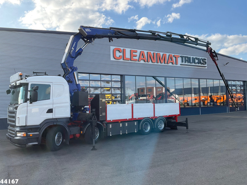 Scania R 480 Amco Veba 95 Tometer laadkraan + Fly-Jib - Вантажівка з маніпулятором: фото 1 Scania R 480 Amco Veba 95 Tometer laadkraan + Fly-Jib - Вантажівка з маніпулятором: фото 1