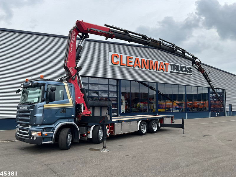 Scania R 560 V8 Fassi 80 Tonmeter laadkraan + Fly-Jib - Вантажівка з маніпулятором: фото 1 Scania R 560 V8 Fassi 80 Tonmeter laadkraan + Fly-Jib - Вантажівка з маніпулятором: фото 1