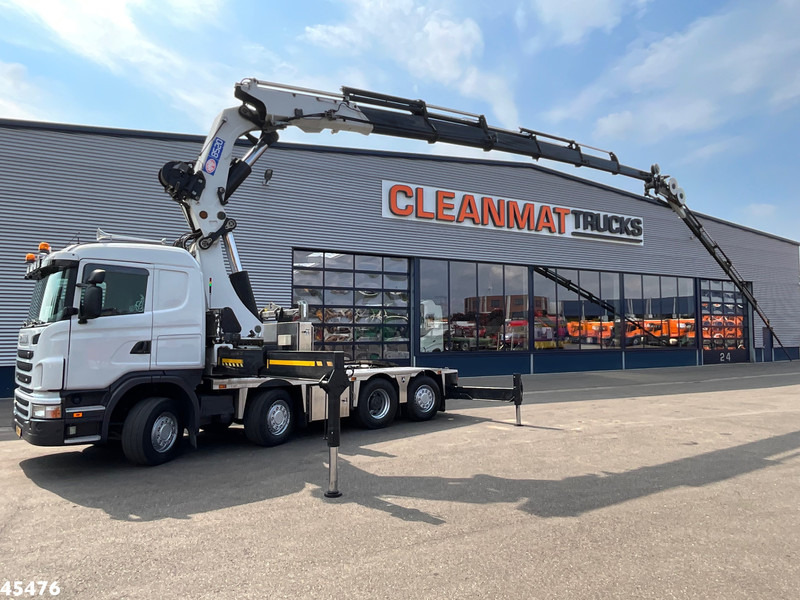Scania G 480 HMF 85 Tonmeter laadkraan + Fly-Jib - Тягач: фото 1 Scania G 480 HMF 85 Tonmeter laadkraan + Fly-Jib - Тягач: фото 1