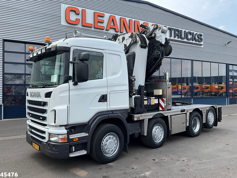 Scania G 480 HMF 85 Tonmeter laadkraan + Fly-Jib - Тягач: фото 5 Scania G 480 HMF 85 Tonmeter laadkraan + Fly-Jib - Тягач: фото 5