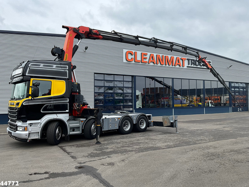 Scania R500 8x4 V8 Retarder Palfinger 53 Tonmeter laadkraan + Fly-Jib - Тягач: фото 1 Scania R500 8x4 V8 Retarder Palfinger 53 Tonmeter laadkraan + Fly-Jib - Тягач: фото 1