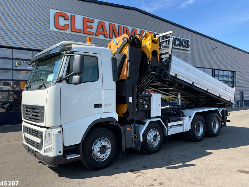 Volvo FH 500 8x4 Effer 65 Tonmeter laadkraan + Fly-Jib - Самоскид вантажівка, Вантажівка з маніпулятором: фото 4 Volvo FH 500 8x4 Effer 65 Tonmeter laadkraan + Fly-Jib - Самоскид вантажівка, Вантажівка з маніпулятором: фото 4