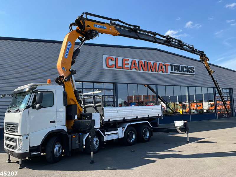 Volvo FH 500 8x4 Effer 65 Tonmeter laadkraan + Fly-Jib - Вантажівка з маніпулятором: фото 1 Volvo FH 500 8x4 Effer 65 Tonmeter laadkraan + Fly-Jib - Вантажівка з маніпулятором: фото 1