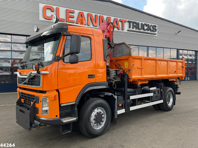 Volvo FM 340 4x4 Palfinger 10 Tonmeter laadkraan Manual Full steel - Самоскид вантажівка, Вантажівка з маніпулятором: фото 2 Volvo FM 340 4x4 Palfinger 10 Tonmeter laadkraan Manual Full steel - Самоскид вантажівка, Вантажівка з маніпулятором: фото 2