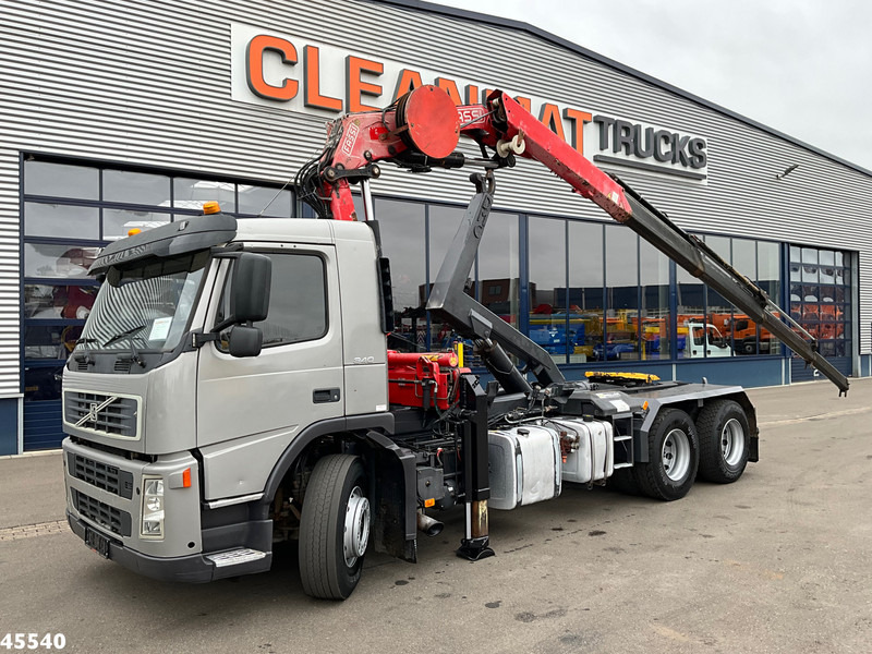 Volvo FM 340 6x4 Fassi 19 Tonmeter laadkraan - Гаковий мультиліфт вантажівка, Вантажівка з маніпулятором: фото 1 Volvo FM 340 6x4 Fassi 19 Tonmeter laadkraan - Гаковий мультиліфт вантажівка, Вантажівка з маніпулятором: фото 1