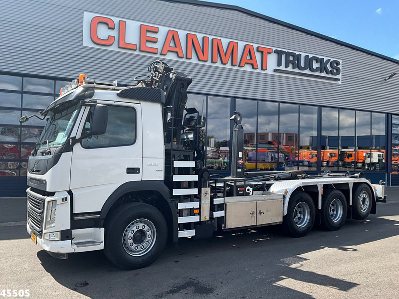 Volvo FM 500 8x4 Euro 6 HMF 19 Tonmeter Z-kraan - Гаковий мультиліфт вантажівка, Вантажівка з маніпулятором: фото 2 Volvo FM 500 8x4 Euro 6 HMF 19 Tonmeter Z-kraan - Гаковий мультиліфт вантажівка, Вантажівка з маніпулятором: фото 2