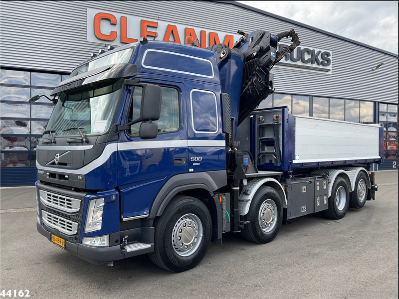 Volvo FM 500 Euro 6 HMF 50 Tonmeter laadkraan + Fly-Jib - Самоскид вантажівка, Вантажівка з маніпулятором: фото 4 Volvo FM 500 Euro 6 HMF 50 Tonmeter laadkraan + Fly-Jib - Самоскид вантажівка, Вантажівка з маніпулятором: фото 4