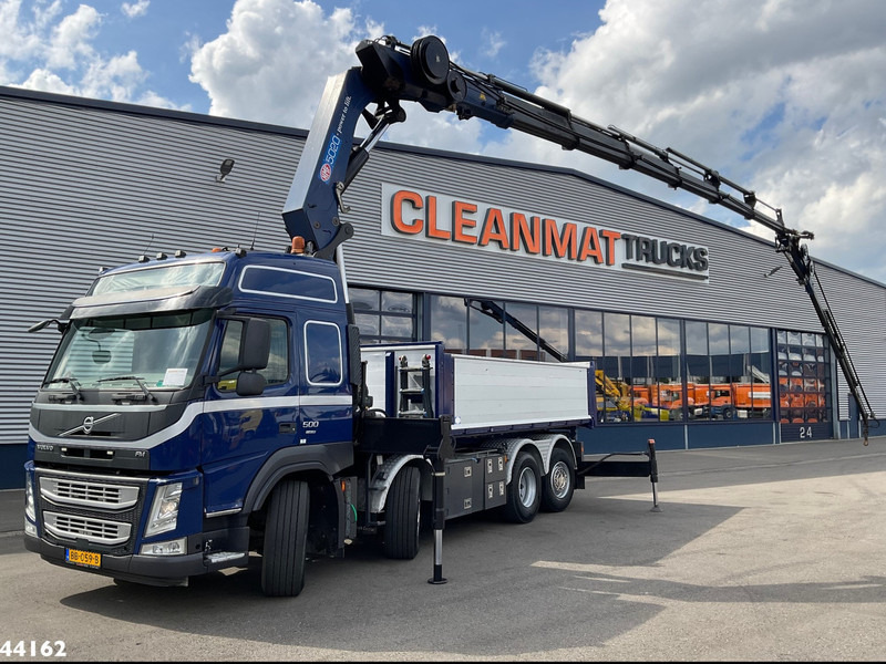 Volvo FM 500 Euro 6 HMF 50 Tonmeter laadkraan + Fly-Jib - Вантажівка з маніпулятором: фото 1 Volvo FM 500 Euro 6 HMF 50 Tonmeter laadkraan + Fly-Jib - Вантажівка з маніпулятором: фото 1