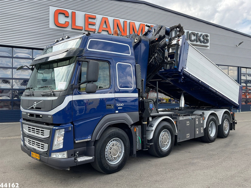Volvo FM 500 Euro 6 HMF 50 Tonmeter laadkraan + Fly-Jib - Самоскид вантажівка, Вантажівка з маніпулятором: фото 2 Volvo FM 500 Euro 6 HMF 50 Tonmeter laadkraan + Fly-Jib - Самоскид вантажівка, Вантажівка з маніпулятором: фото 2